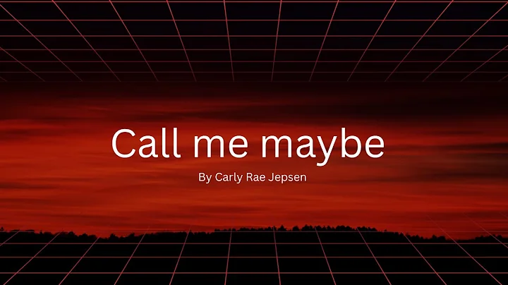 Call Me Maybe - Carly Rae Jepsen (Karaoke Lyrics) 🎤 | Instrumental + On-Screen Words