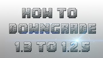 How to Downgrade Minecraft 1.3.1 to 1.2.5 | How to Play on Outdated Servers