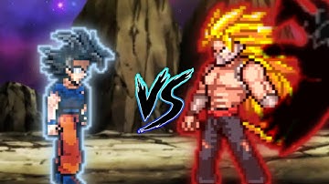 Goku LB (all form) VS Cumber (all form) in Jump Force Mugen