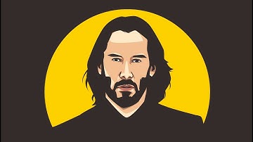how to draw vector cartoon using coreldraw john wick