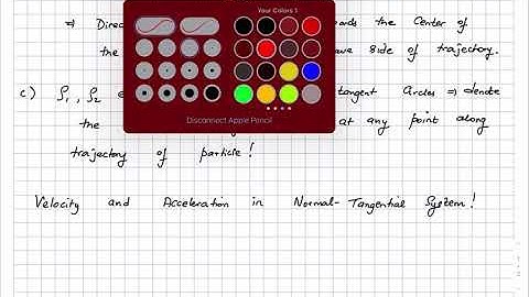 Particle Kinematics: Normal and Tangential Coordinates