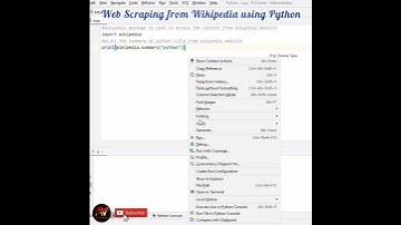 Web Scraping from Wikipedia website using Python | Prof.AntonyVijay| Wikipedia Package #shorts