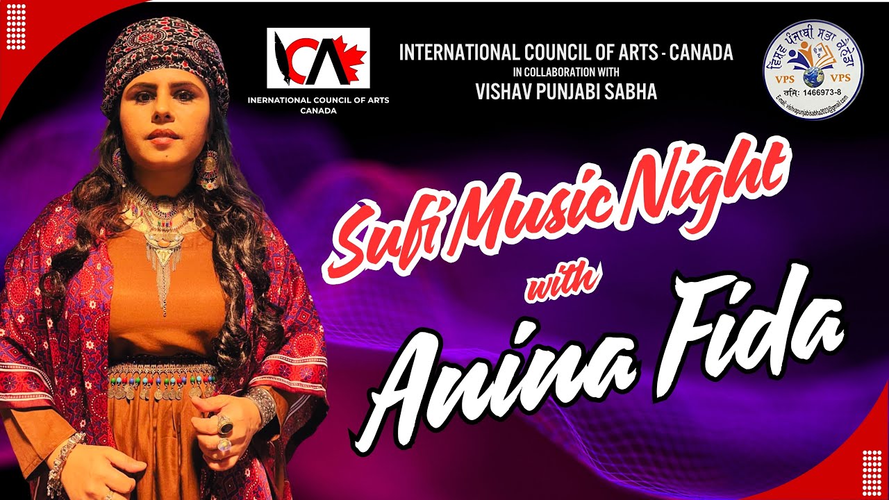 ICATV Canada | Music Night | Anina Fida | International Council of Arts | Vishave Punjabi Sabha |