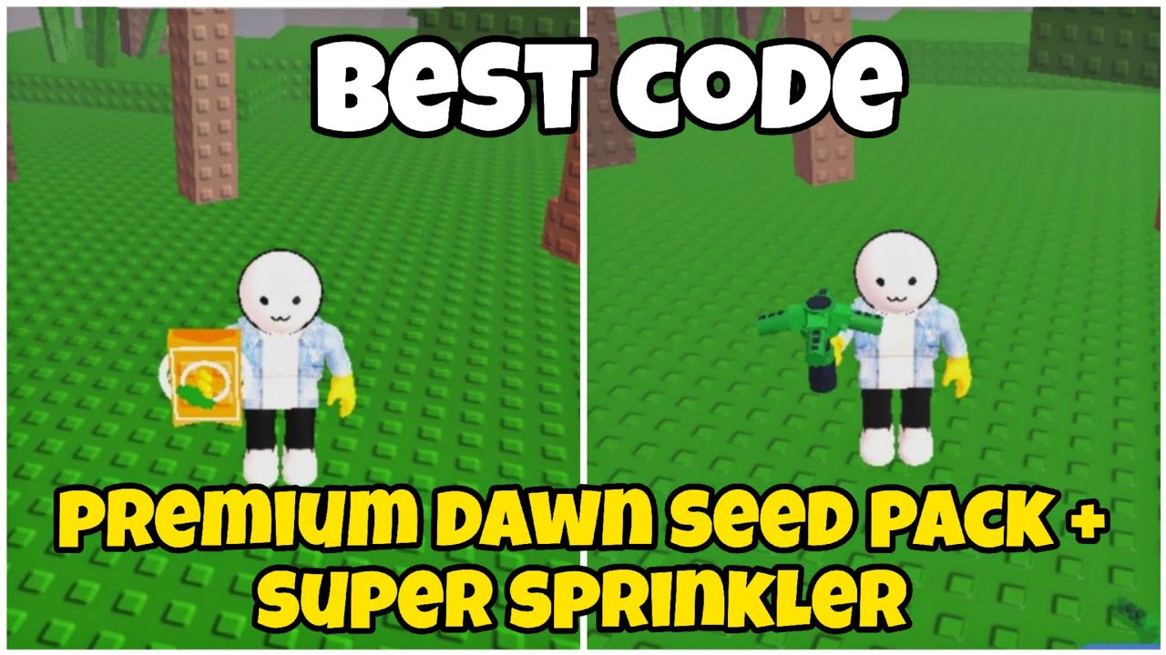 CODE] How to Get Premium Dawn Seed Pack and Super Sprinkler in