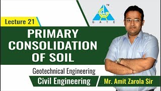 Primary Consolidation of Soil | Lecture 21 | Geotechnical Engineering