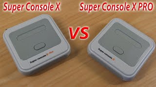 Super Consoles X VS. Super Console X Pro Compare