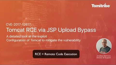CVE-2017-12617 Tomcat RCE via JSP Upload Bypass