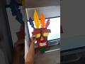 No creerás lo que se se puede hacer con papel e imaginación ❤️ #crashbandicoot4 #papercraft #diy