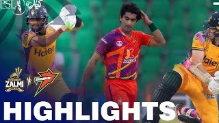 PZ (Peshawar Zalmi) defeated PNDI (Rawalpindi hbl psl match gamechanger 5