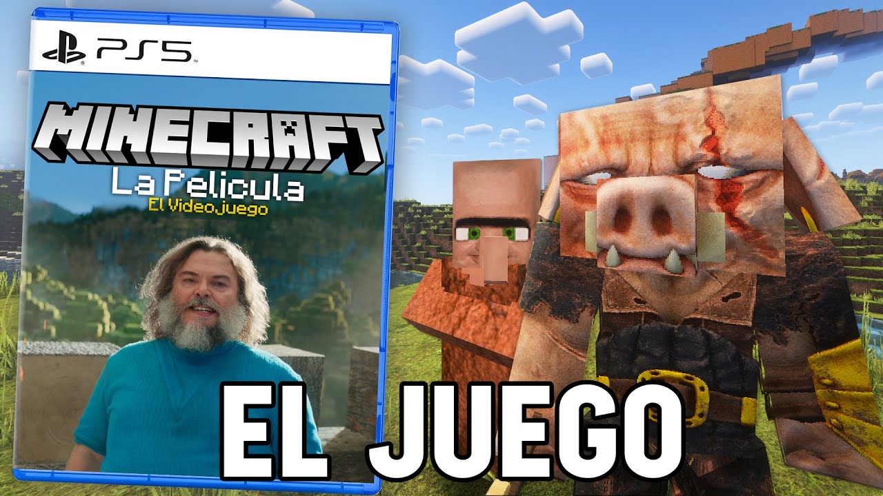 Jugando a LA PELICULA DE MINECRAFT: EL VIDEOJUEGO 🍿🎬