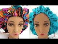 How to make a simple hair Bonnet [DETAILED]