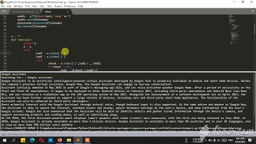 Wikipedia Bot Using Python