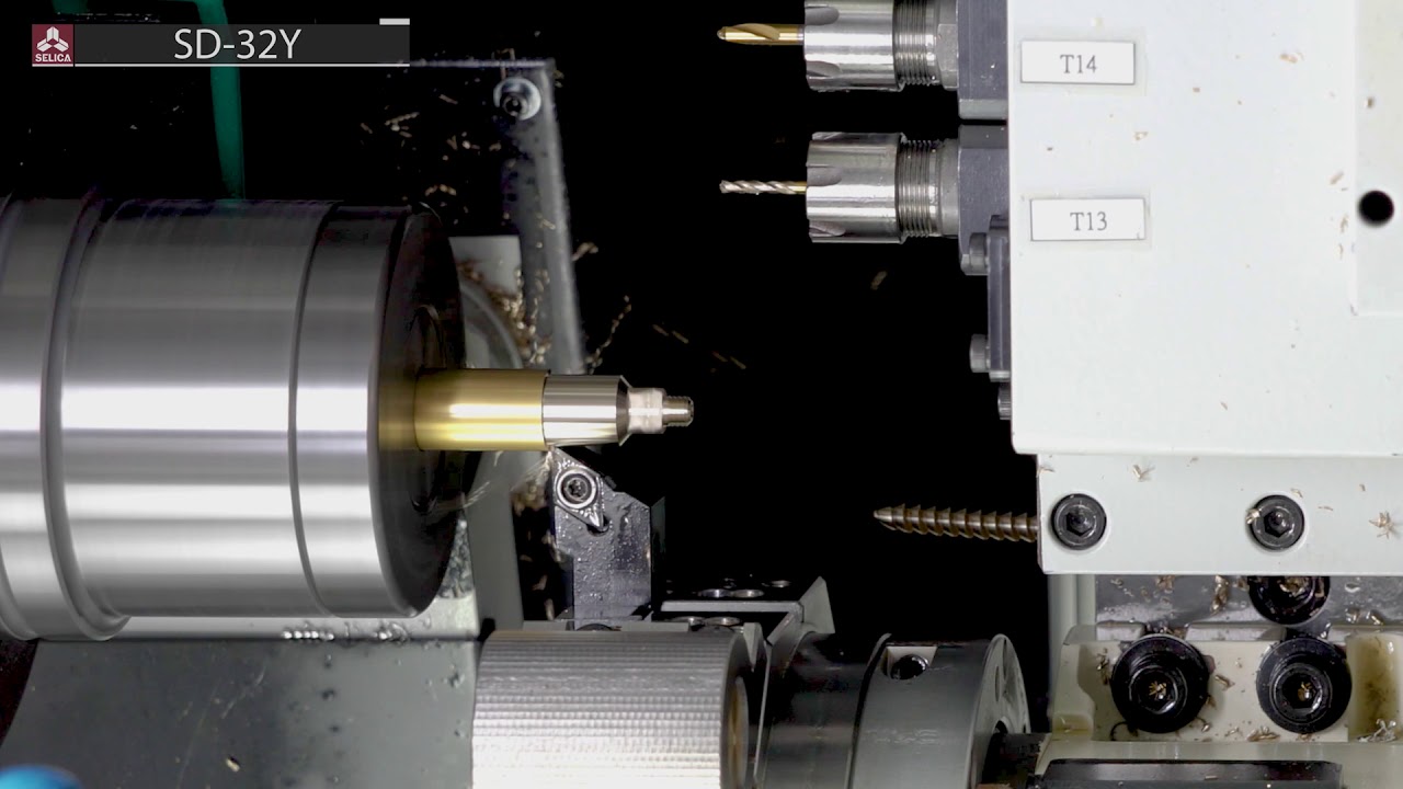Selica SD 32Y,swiss type lathe, swiss type lathes, cnc swiss lathe