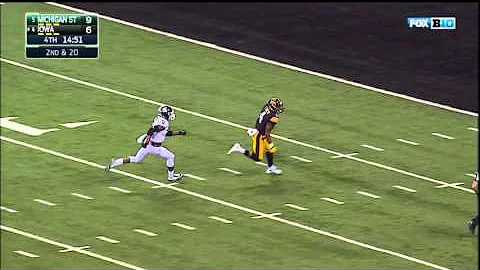 Beathard Hits Smith for 85-YD TD vs. Michigan State