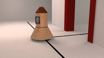 Coffe Robot Project Blender simulation