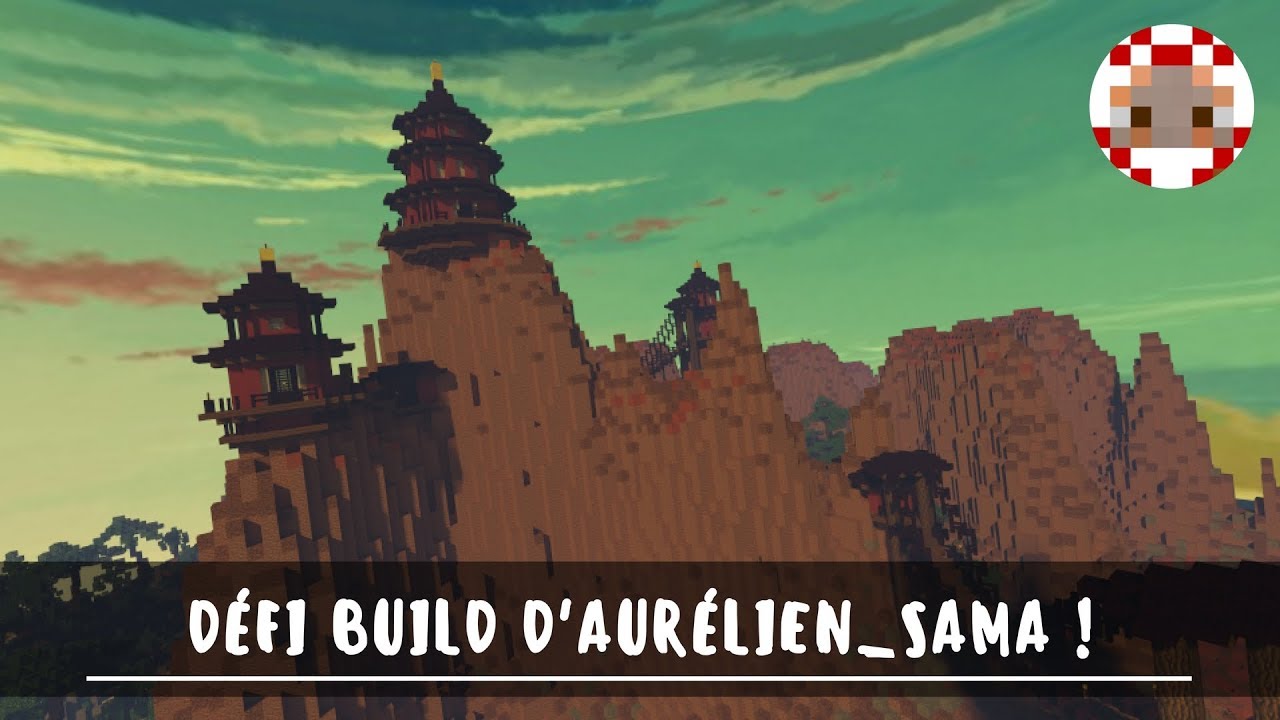Temple bouddhiste DéfiBuild Aurélien_Sama | Minecraft cinématique - YouTube