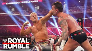Thumbnail for Cody Rhodes outlasts everyone to win Men's Royal Rumble Match: Royal Rumble 2024 highlights
