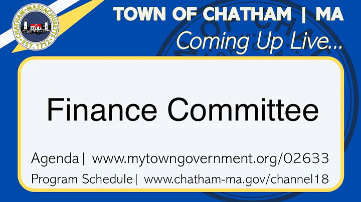 Town of Chatham | Finance Committee | March 3, 2022