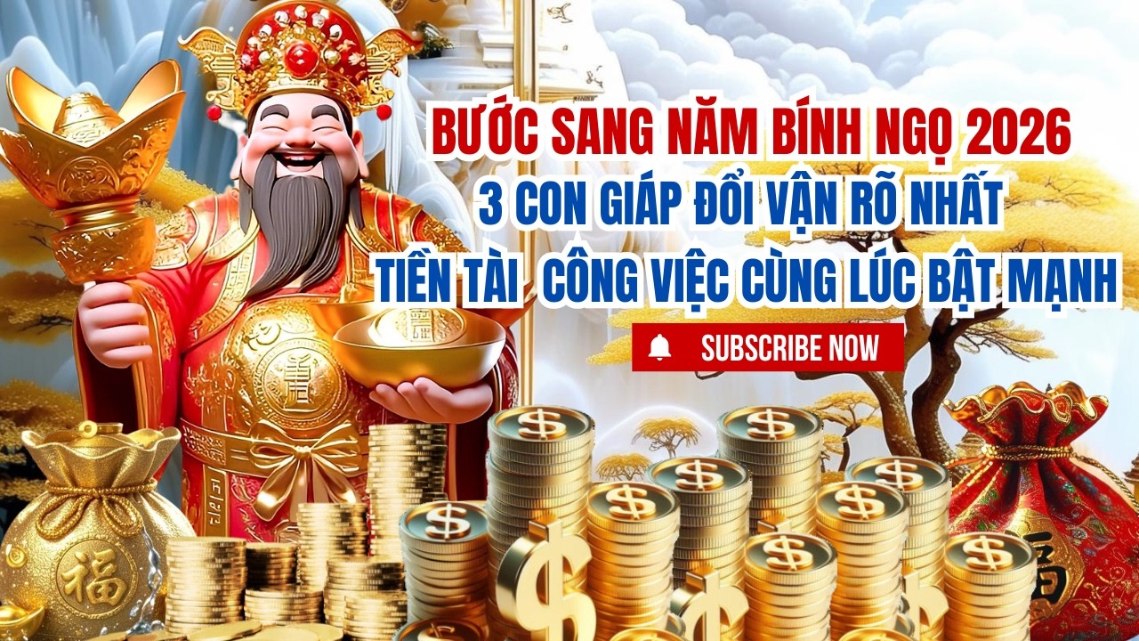 💰💰💰Bước Sang Năm Bính Ngọ 2026: 3 Con Giáp Đổi Vận Rõ Nhất – Tiền Tài & Công Việc Cùng Lúc Bật Mạnh