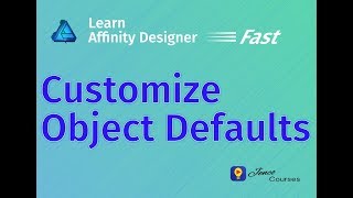 Customize Object Defaults in Affinity Designer