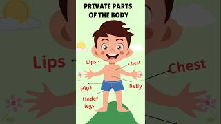 These are my private parts song | Learn Body Safety for Toddlers and Kindergarten #shorts #trending