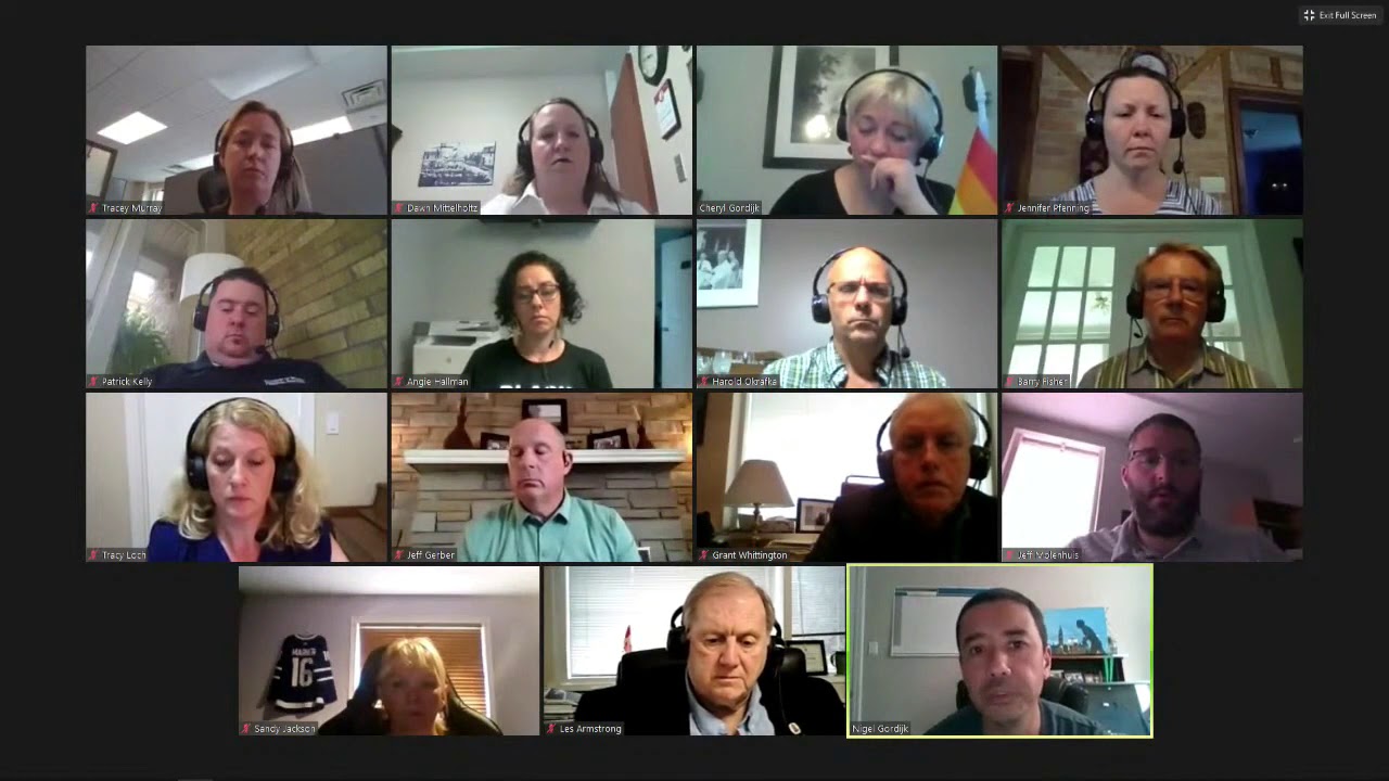 Presentation at Township of Wilmot special council meeting YouTube