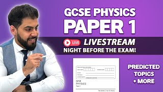 📝 GCSE Physics Paper 1 | 🔴 Live Stream @ 8:30PM | Predicted Topics | Combined & Triple Science