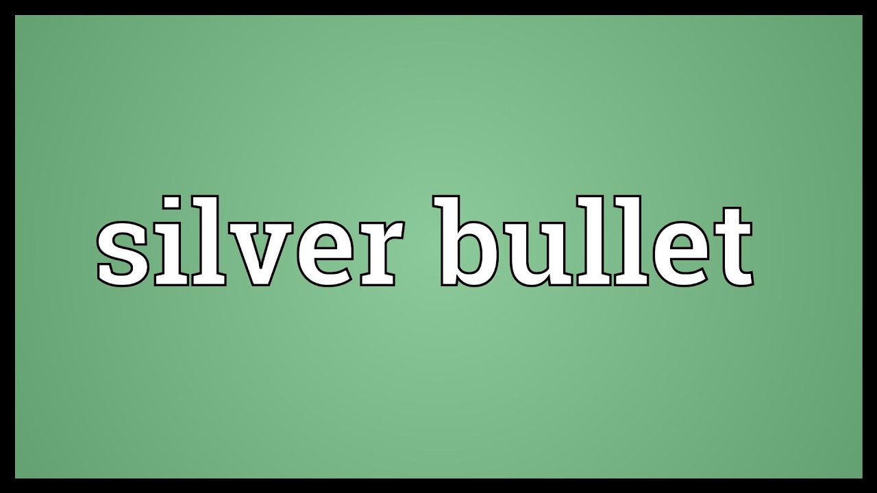 Silver Bullet Meaning Youtube