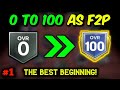 THE BEST BEGINNING EVER - 0 to 100 OVR as F2P in FC Mobile [Ep 1]