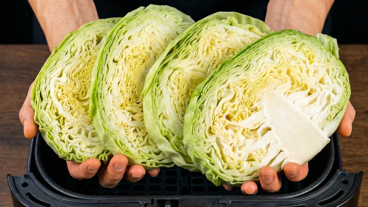 I Put Special Butter on Cabbage, Then Air Fried It — Now Look What Happens 🤯