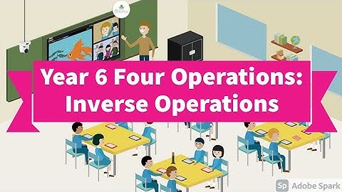Year 6 Four Operations: Inverse Operations
