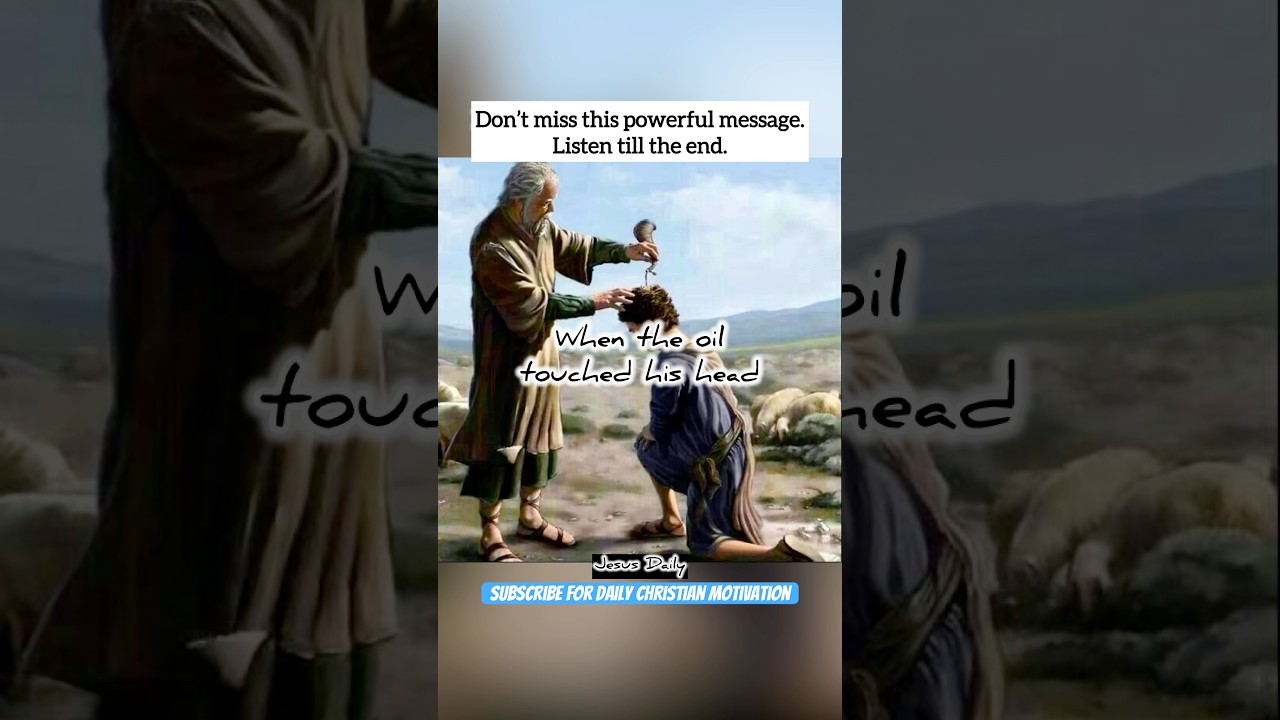 It wasn’t the sling. It was the oil. | Powerful Message by Jesus Daily
