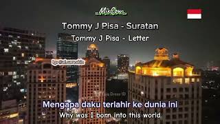 Tommy J Pisa - Suratan (Letter). Lirik Lagu & English Translation #music #lagu #tommyjpisa #lawas