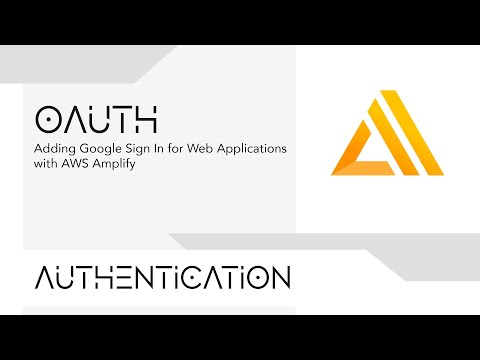 Adding Google Sign In for Web Applications with AWS Amplify