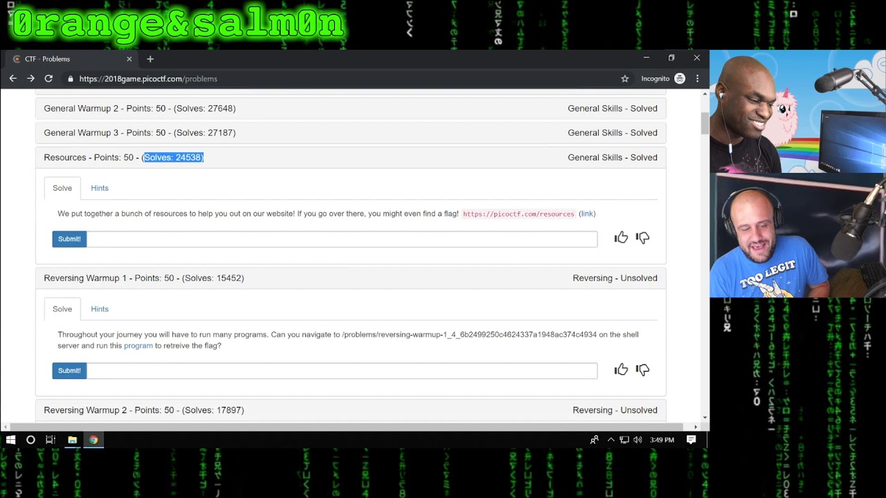 picoCTF 2018 - Resources