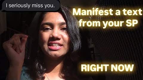 Manifest a text from your SP FAST