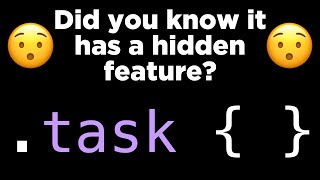 Did you know the modifier .task { } has a hidden feature? 😯