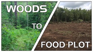 CREATING my FOOD PLOT in the WOODS  |  18 Acre Deer Habitat Series (E.3)