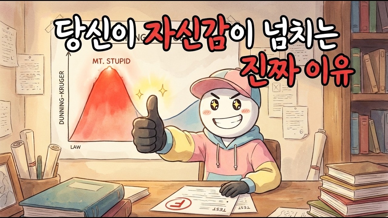 회의 시간에 목소리 큰 사람이 틀리는 이유 | 더닝크루거 효과