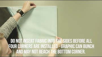 INSTALLING SILICONE EDGE GRAPHICS   MATRIX FRAME