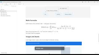 mdview — Math formulas with KaTeX, right inside your notes