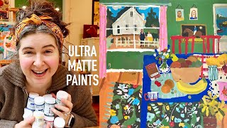 USING AND REVIEWING ULTRA MATTE SOFLAT PAINTS