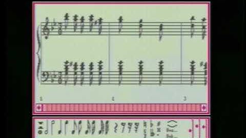 Music Construction Set demo - Apple IIGS