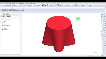 Pro E | Creo | Draft | Variable | Model | Part | Tutorial | GRS |