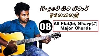 08. How to Play All Flat(b) & Sharp(#) Major Chords-Lesson 8