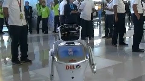 Dilo, Robot Pintar di Bandara Soekarno-Hatta