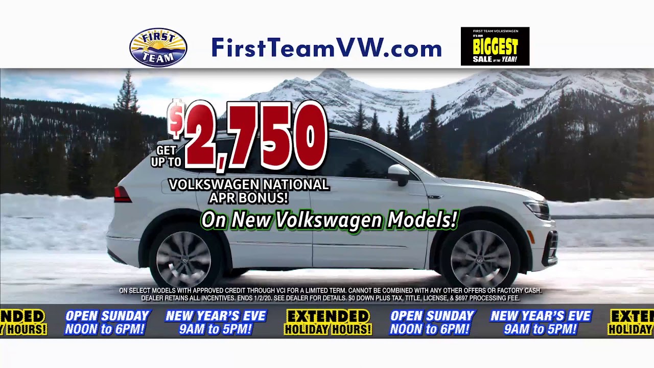 FIRST TEAM VW BIGGEST SALE OF THE YEAR YouTube