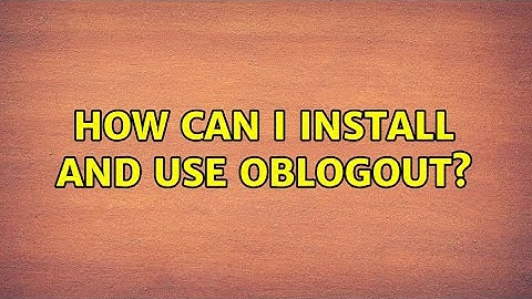 How can I install and use OBLogout?