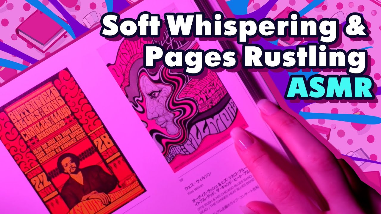 Whispering You to Sleep | Book Pages Rustling ASMR | Ear to Ear Whisper