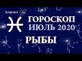 ВЛИЯНИЕ ЛУННОГО ЗАТМЕНИЯ 05.07.2020 на РЫБ. ГОРОСКОП на ИЮЛЬ 2020. Астролог Olga